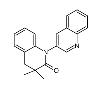 3,3-dimethyl-1-quinolin-3-yl-4H-quinolin-2-one Structure