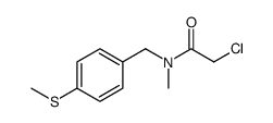 Acetamide, 2-chloro-N-methyl-N-[[4-(methylthio)phenyl]methyl]结构式