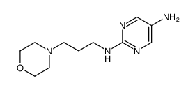 N2-(3-morpholinopropyl)pyrimidine-2,5-diamine结构式