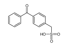 (4-benzoylphenyl)methanesulfonic acid Structure