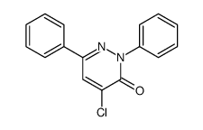 4-chloro-2,6-diphenylpyridazin-3-one结构式