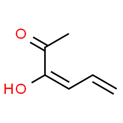 3,5-Hexadien-2-one, 3-hydroxy- (9CI)结构式