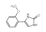 4-(2-methoxyphenyl)-1,3-dihydroimidazol-2-one结构式