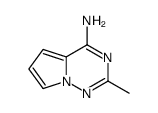 2-methylpyrrolo[2,1-f][1,2,4]triazin-4-amine结构式