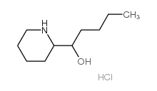 2-PIPERIDINEMETHANOL, .α.-BUTYL-, HYDROCHLORIDE Structure