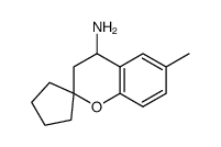 6-methylspiro[chroman-2,1'-cyclopentan]-4-amine Structure