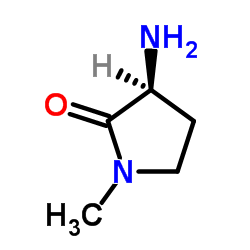 (3S)-3-Amino-1-methyl-2-pyrrolidinone Structure