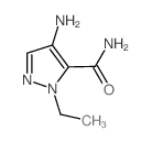 4-amino-2-ethylpyrazole-3-carboxamide结构式
