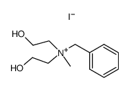 Benzyl-bis-(2-hydroxy-aethyl)-methyl-ammonium结构式