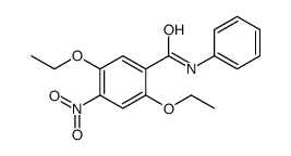 2,5-diethoxy-4-nitro-N-phenylbenzamide结构式