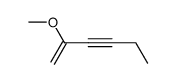 methyl-(1-methylene-pent-2-ynyl)-ether Structure