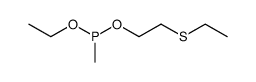 methyl-phosphonous acid ethyl ester-(2-ethylsulfanyl-ethyl ester) Structure