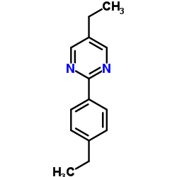 5-Ethyl-2-(4-ethylphenyl)pyrimidine Structure