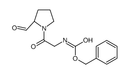 benzyl N-[2-[(2S)-2-formylpyrrolidin-1-yl]-2-oxoethyl]carbamate结构式