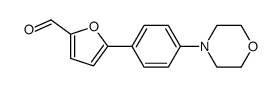 5-(4-morpholin-4-yl-phenyl)-furan-2-carbaldehyde结构式