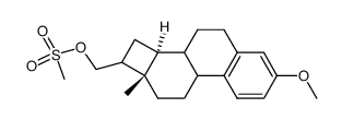 3-Methoxy-16-methansulfonyloxymethyl-17-nor-oestratrien-(1,3,5(10))结构式