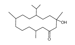 β-1-Duvanol-3-on A Structure