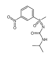 (RS)-S-(3-nitrophenyl)-N-(isopropylcarbamoyl)-S-methyl-sulfoximide Structure