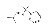 isopropyl-(1-methyl-1-phenyl-ethyl)-diazene结构式