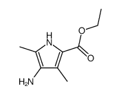 1H-Pyrrole-2-carboxylicacid,4-amino-3,5-dimethyl-,ethylester(9CI) Structure