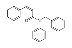 N-benzyl-N,3-diphenylprop-2-enamide结构式