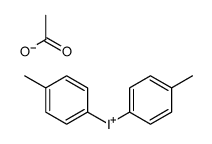 bis(4-methylphenyl)iodanium,acetate Structure