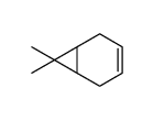 (1S,6S)-7,7-dimethylbicyclo[4.1.0]hept-3-ene Structure