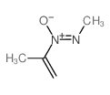 Diazene,1-methyl-2-(1-methylethenyl)-, 2-oxide结构式