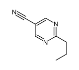 2-Propyl-5-pyrimidinecarbonitrile Structure