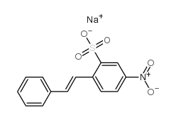 sodium 4-nitro-2-stilbenesulphonate结构式