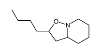 2-butyl-3,3a,4,5,6,7-hexahydro-2H-[1,2]oxazolo[2,3-a]pyridine结构式