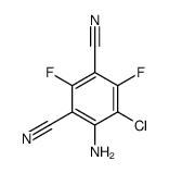 4-amino-5-chloro-2,6-difluorobenzene-1,3-dicarbonitrile Structure