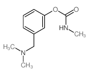 Phenol,3-[(dimethylamino)methyl]-, 1-(N-methylcarbamate) Structure
