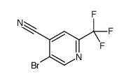 5-溴-2-(三氟甲基)异烟腈结构式
