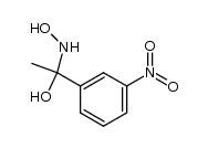 1-(hydroxyamino)-1-(3-nitrophenyl)ethanol Structure