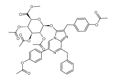 pentaacetylluciferyl glucuronide methyl ester Structure