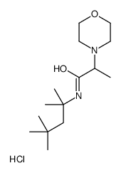 2-morpholin-4-yl-N-(2,4,4-trimethylpentan-2-yl)propanamide,hydrochloride结构式