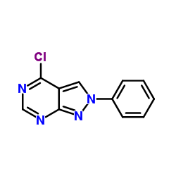 4-Chloro-2-phenyl-2H-pyrazolo[3,4-d]pyrimidine Structure