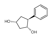 (1R*,3R*,4S*)-4-phenylcyclopentane-1,3-diol结构式