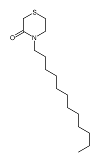 4-dodecylthiomorpholin-3-one Structure