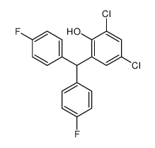 2-[bis(4-fluorophenyl)methyl]-4,6-dichlorophenol Structure