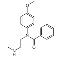 N-(4-methoxyphenyl)-N-[2-(methylamino)ethyl]benzamide结构式