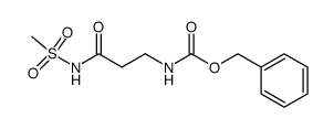 methyl N-Cbz-β-alanylsulfonamide Structure