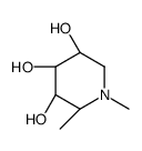 (2S,3R,4S,5R)-1,2-dimethylpiperidine-3,4,5-triol Structure