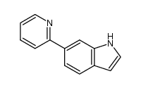 6-(2-pyridyl)indole结构式