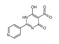 5-NITRO-2-(PYRIDIN-4-YL)PYRIMIDINE-4,6-DIOL Structure