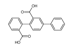 p-Terphenyl-dicarbonsaeure-(2.2')结构式