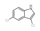 3,5-二氯吲哚结构式