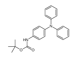 tert-butyl N-[4-(N-phenylanilino)phenyl]carbamate结构式