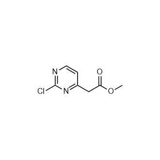2-(2-氯嘧啶-4-基)乙酸甲酯结构式